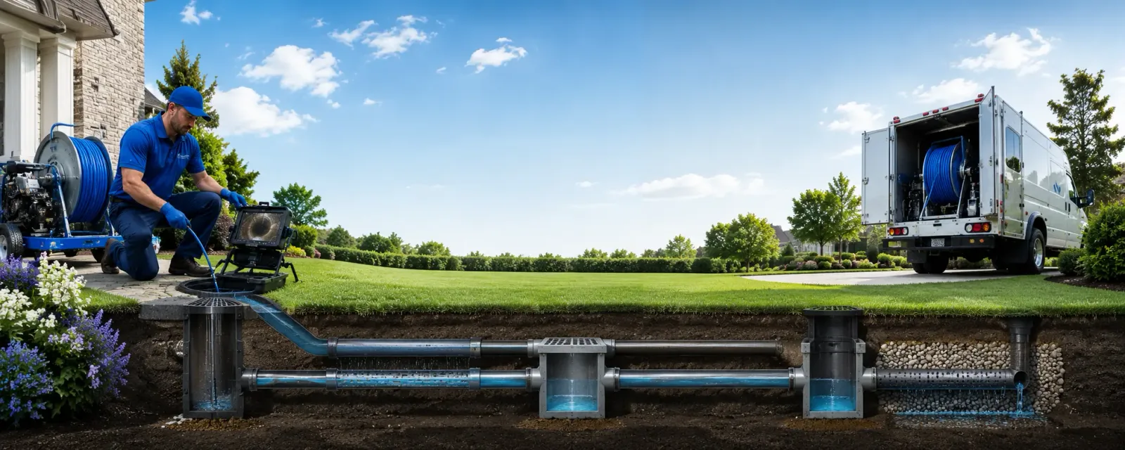 Outdoor drain cleaning information for Cosby, MO